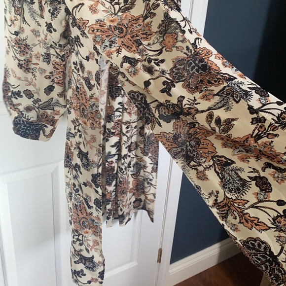 Free People Ivory floral kimono - Picture 6 of 9